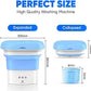 Portable Mini Foldable Washer and Spin Dryer