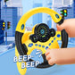 Kids Electric Early Education Simulation Steering Wheel Toy