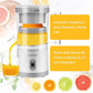 Electric Citrus Juicer, Rechargeable Juicer Machine with USB Cable and Cleaning Brush